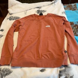 Orange Pullover Sweatshirt